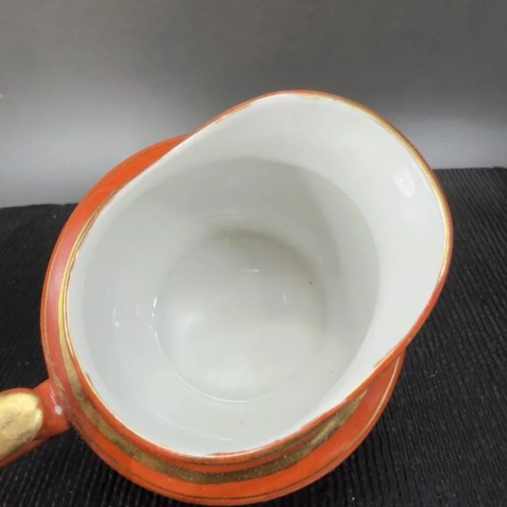 Japanese Eiraku Eggshell Sugar And Creamer Set‎ Phoenix Dragon Pattern Antique